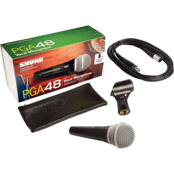 Shure PGA48 Micrófono vocal dinámico (cable XLR)
