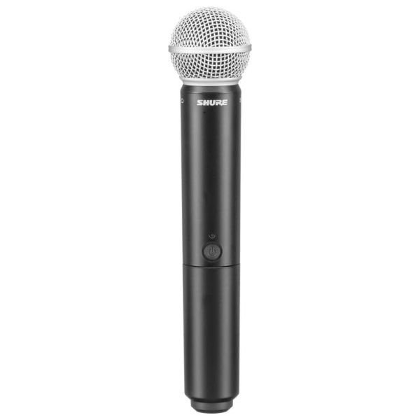 Shure BLX24R/B58 Sistema de Micrófono de Mano Inalámbrico con Cápsula Beta 58A (H9: 512 a 542 MHz)