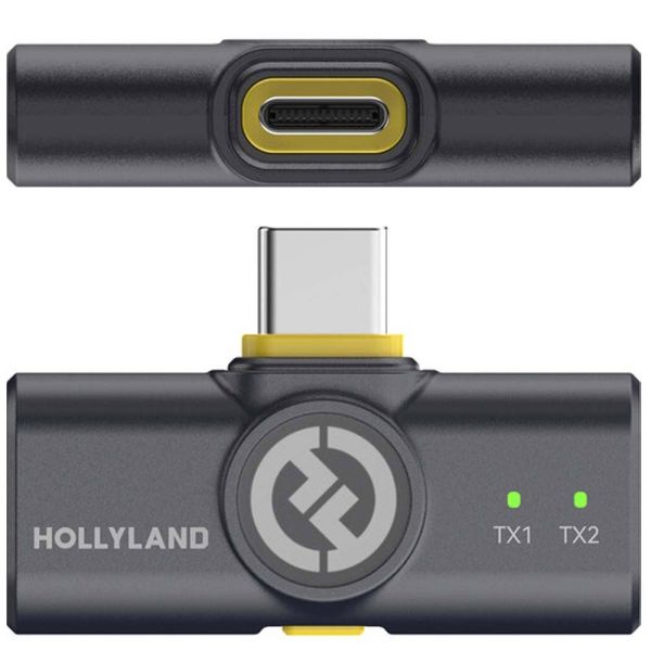 Hollyland LARK M2 DUO USB-C Sistema de micrófono inalámbrico 2.4 GHz