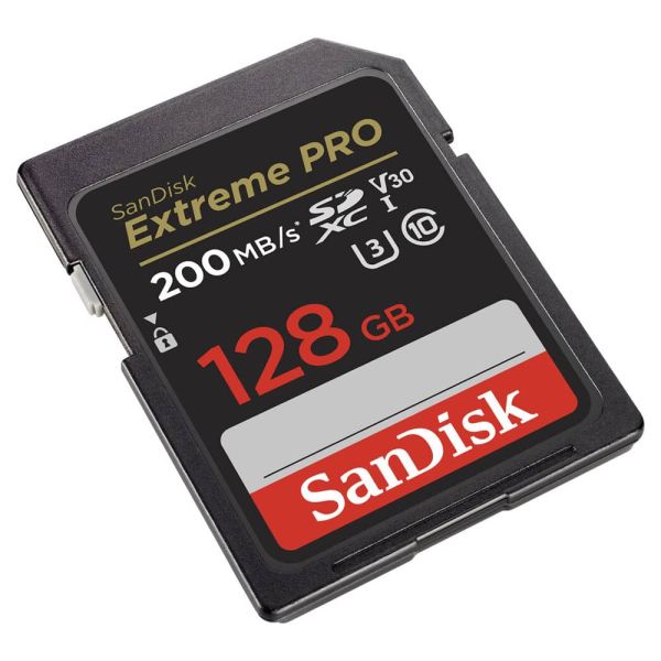 SanDisk Tarjeta SD 128GB Extreme PRO UHS-I SDXC