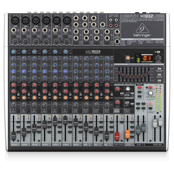 Behringer XENYX X1832USB Mixer Premium de 18 entradas