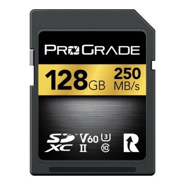 Tarjeta de memoria SDXC de 128 Gb vista frontal