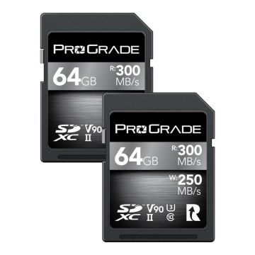 Tarjeta SDXC de ProGrade (2-pack) vista frontal