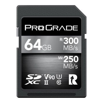 Tarjeta de memoria SDXC de 64 Gb vista frontal