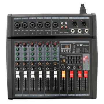 Pro DJ PM60S-99DSP Mixer de 6 canales vista frontal