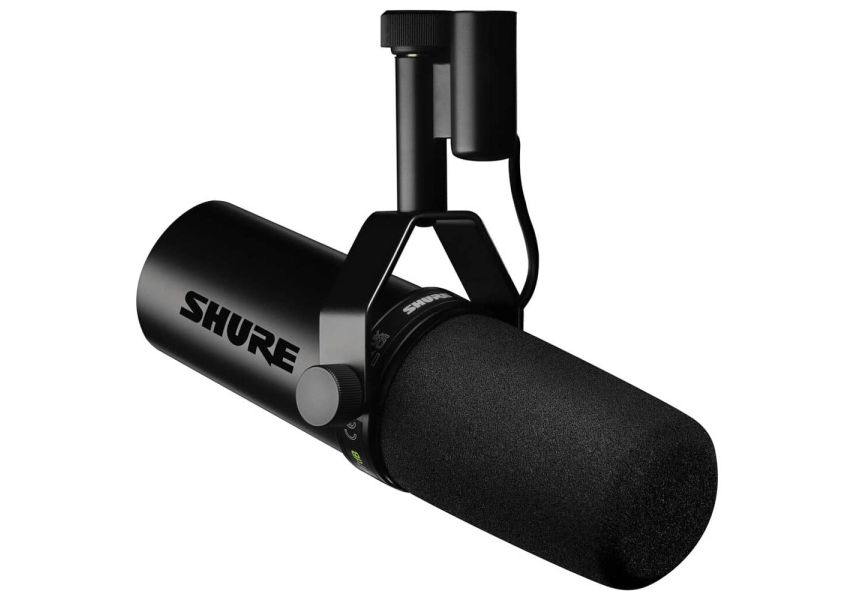 Shure SM7dB Micrófono Vocal Dinámico vista de perfil