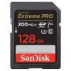 SanDisk Tarjeta SD 128GB Extreme PRO vista frontal